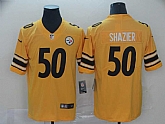 Nike Steelers 50 Ryan Shazier Gold Inverted Legend Limited Jersey,baseball caps,new era cap wholesale,wholesale hats